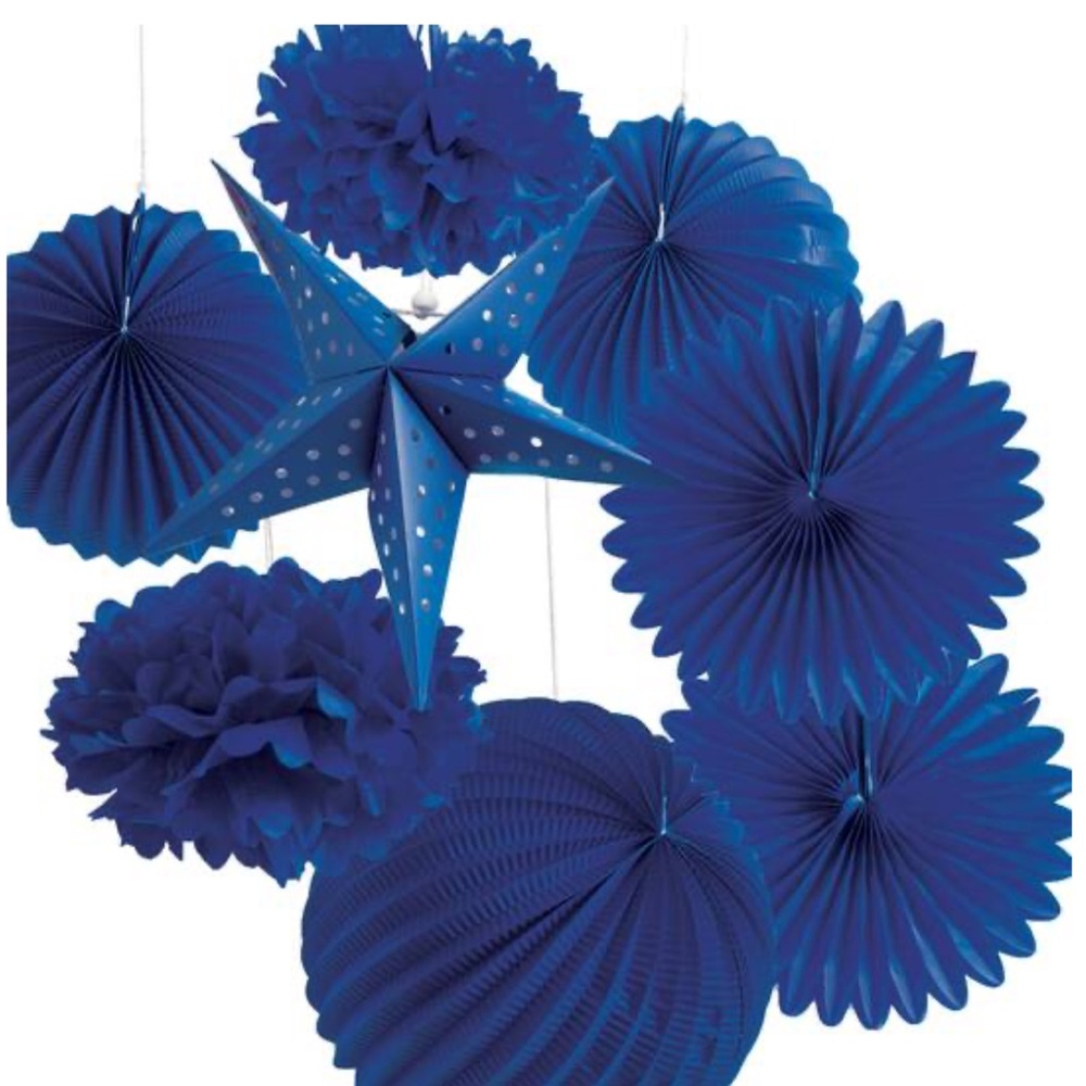 Celebrate It Blue Party Decorations Kit